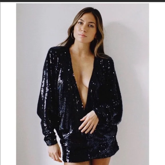 LAST ONE🔥ZARA Blogger’s Fav| MULTI-POSITION SEQUIN DRESS - Picture 5 of 16